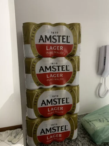 Cerveja AMSTEL Lager Lata 269ml - Pack com 12 latas photo review