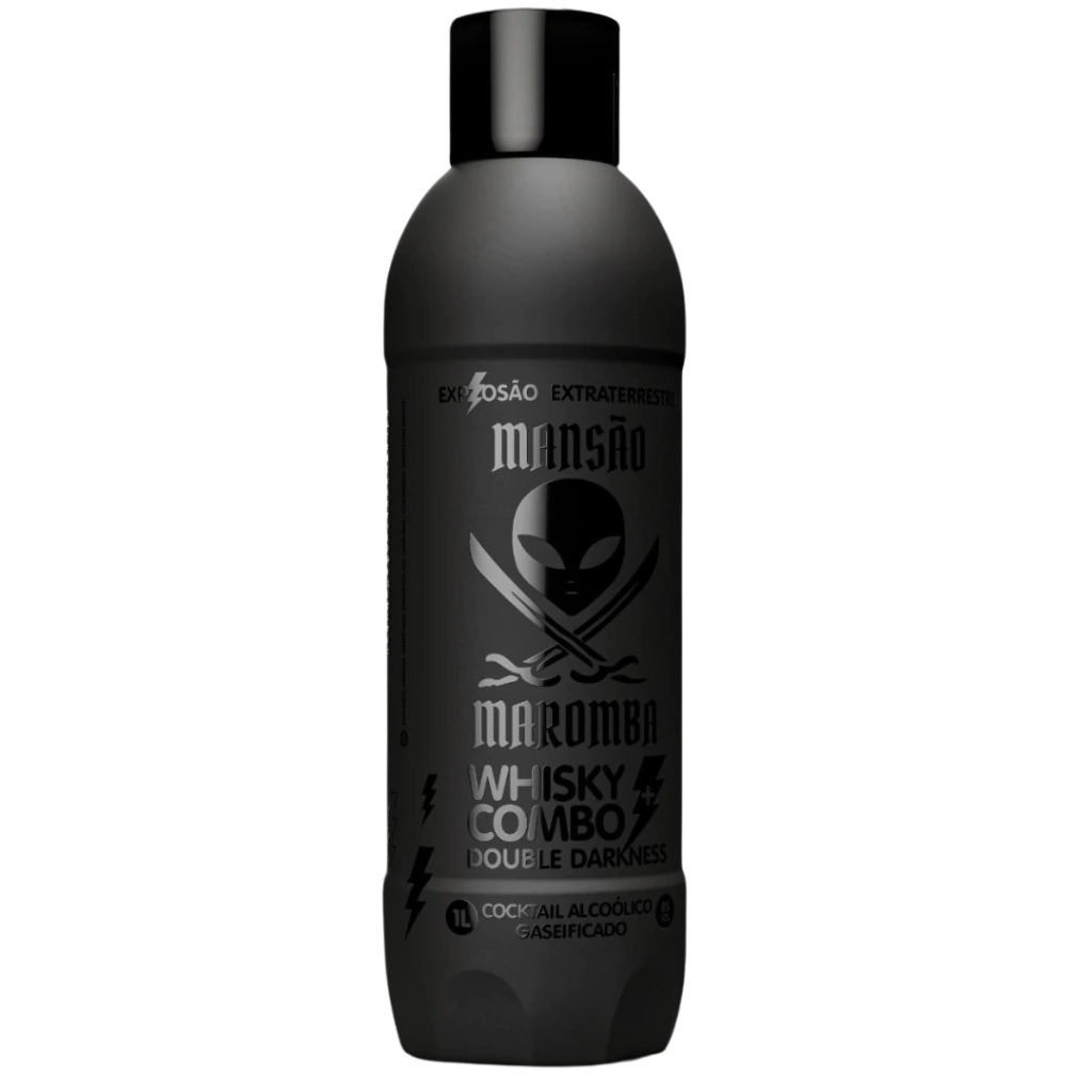 Mansão Maromba Whisky + Combo Double Darkness 1L (6 unidades)